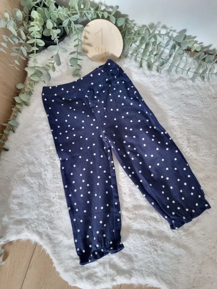 Pantalon fin bleu à poids 12M - photo numéro 2