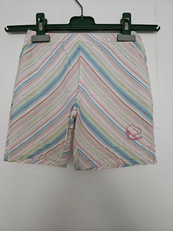 Short élastiqué bébé - Taille 36 mois (94cm) - Snoopy - Multicolore pastel
