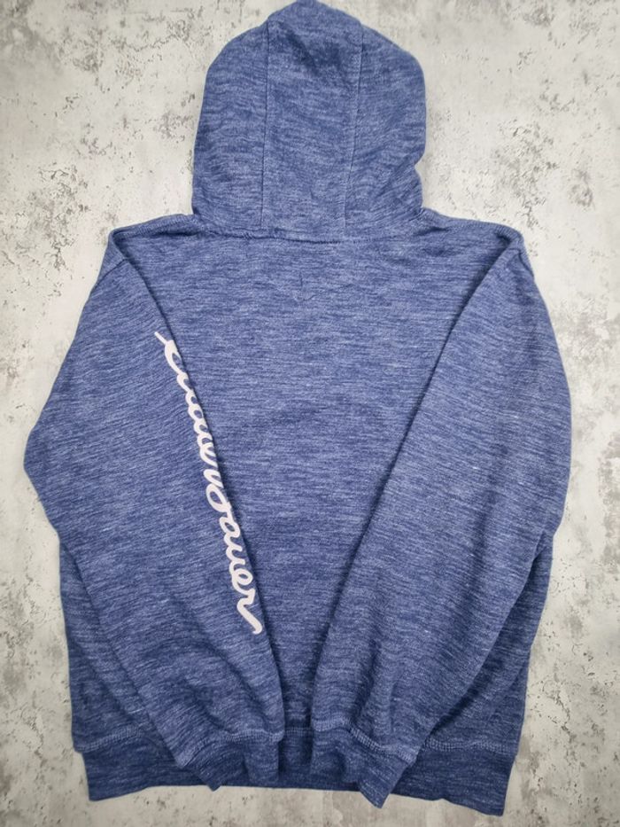 Sweat à capuche Eddie Bauer bleu – Taille M Homme - photo numéro 4