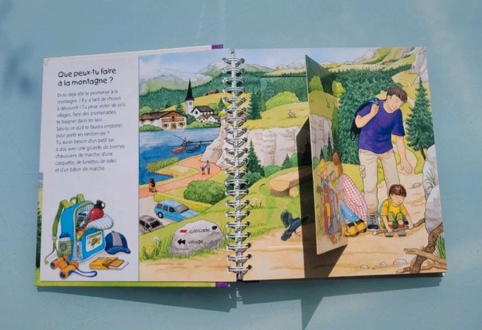 Livre animé à volets Les P'tits Juniors : 🏔 La Montagne  🏞 41 - photo numéro 3
