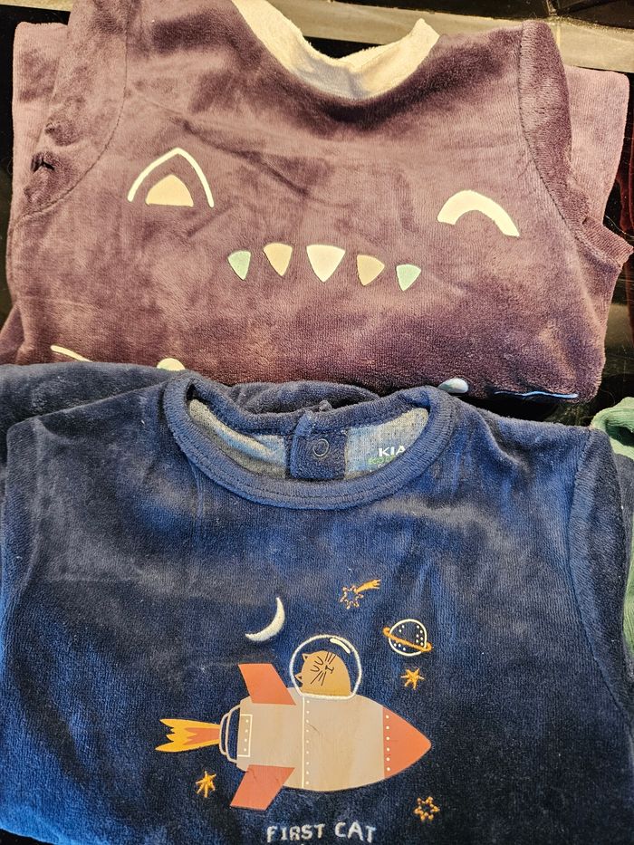 Lot de 4 pyjamas une pièce chaud - photo numéro 2