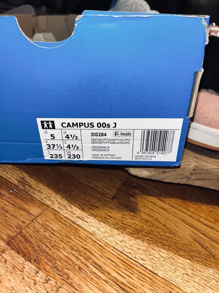 Adidas campus rose lacets fluffy - photo numéro 6