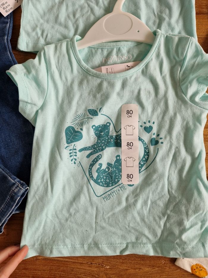 Lot d habits neufs fille taille 80cm - photo numéro 3