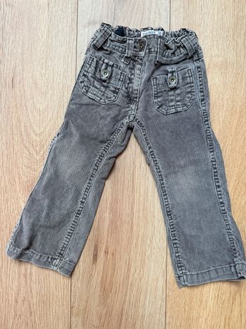 Pantalon côtelé délavé Okaidi en 2ans