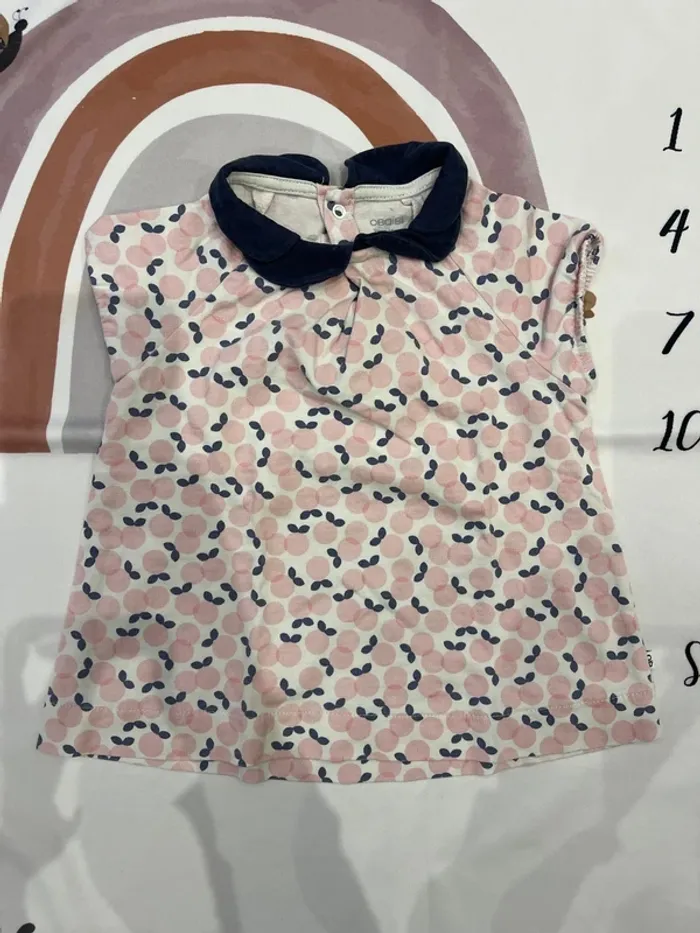Lot de 4 t-shirts bébé fille - Obaïbi - 23 mois / 86 cm - photo numéro 5