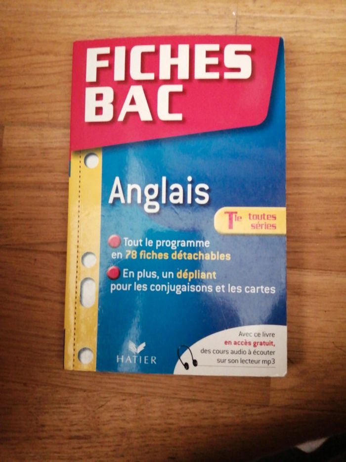 Fiches - anglais