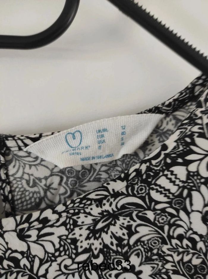 Robe longue evasée à motif fleurie - photo numéro 5