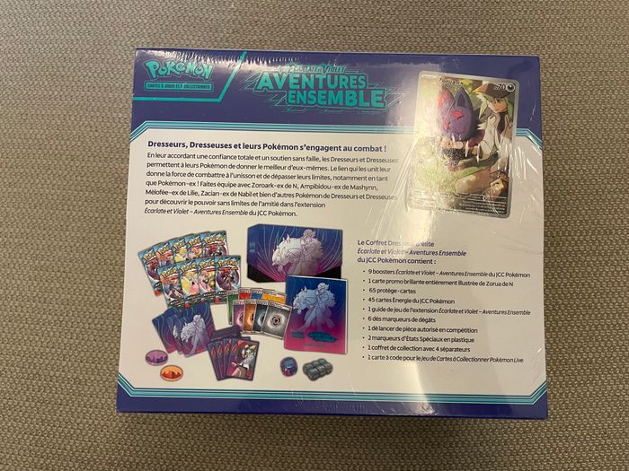 Pokémon ETB FR (Coffret Dresseur D'élite) Aventures Ensemble [EV9] - Neuf/scellé - photo numéro 3