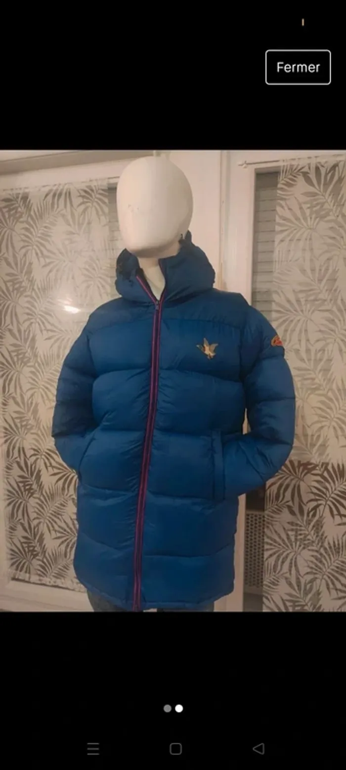 Doudoune homme chevignon couleur bleu marine taille XL - photo numéro 2