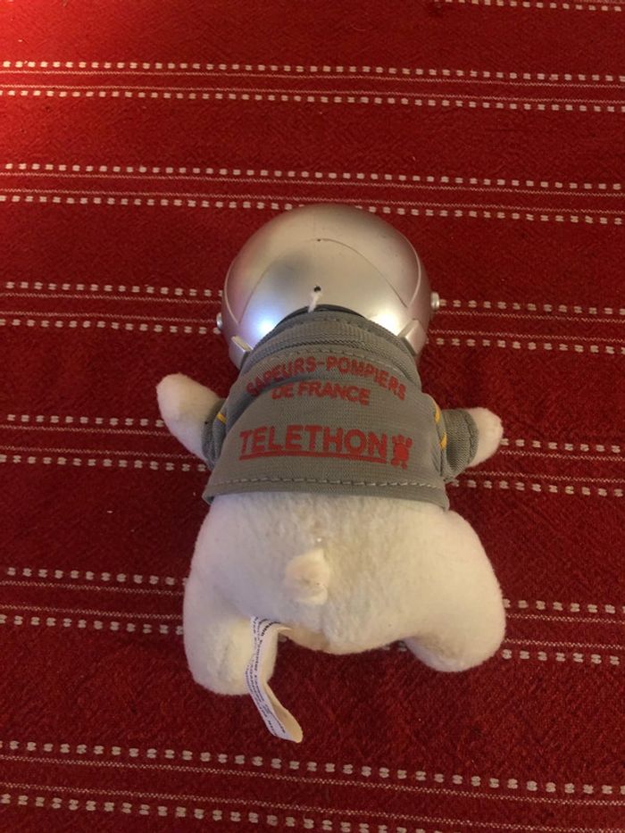 Peluche telethon sapeur pompier - photo numéro 2