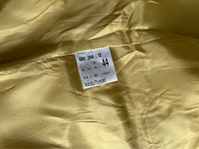 Veste jaune Betty Barclay – Chic structuré & zip doré – T.44 - photo numéro 4