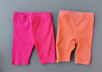 Lot de 2 Leggings court 12 mois fille Vertbaudet obaibi