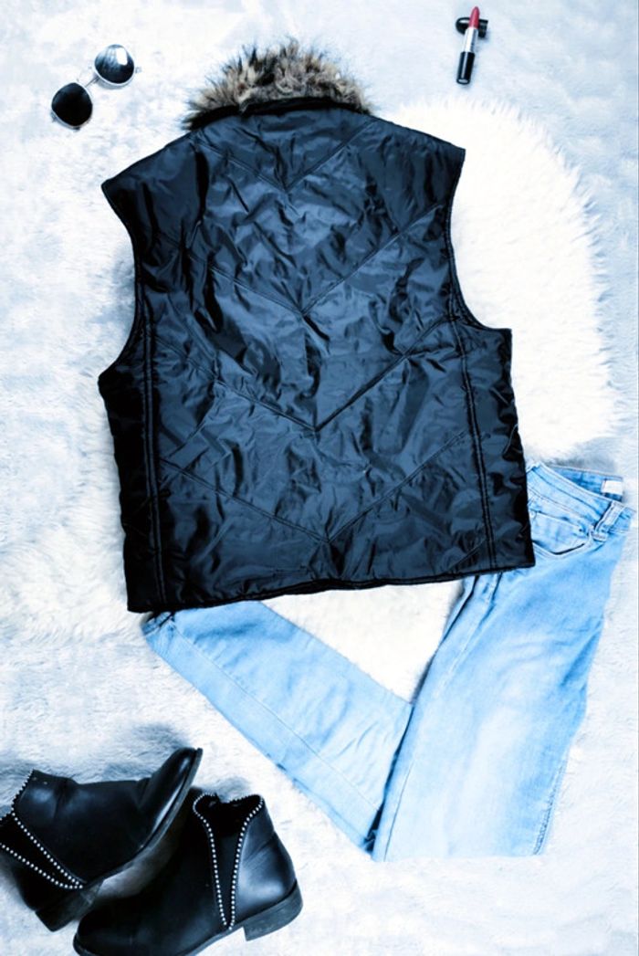 Blouson sans manche rembouré bien chaud-T.S/M ou T.36/38 🖤 - photo numéro 2