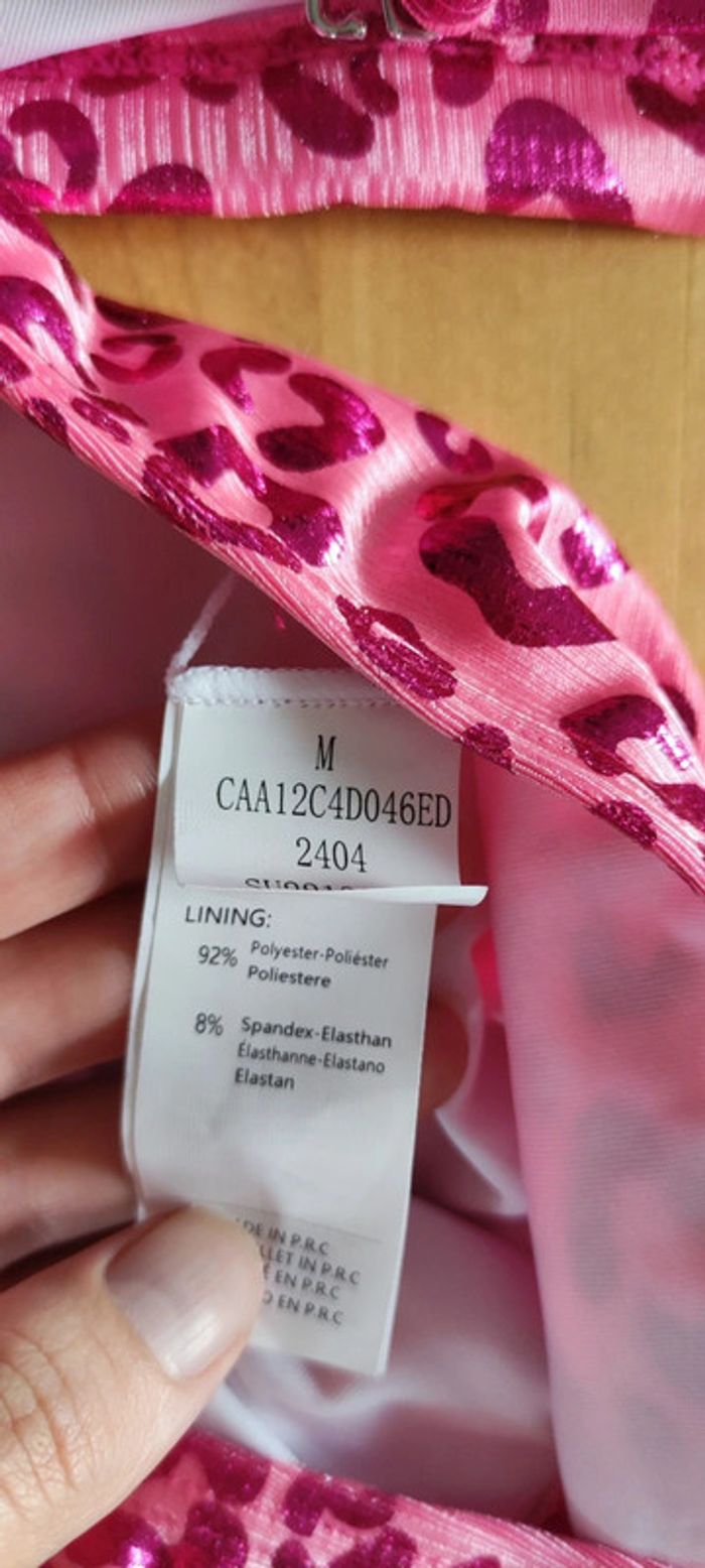 Maillot de bain 2 pièces fuchsia - photo numéro 4