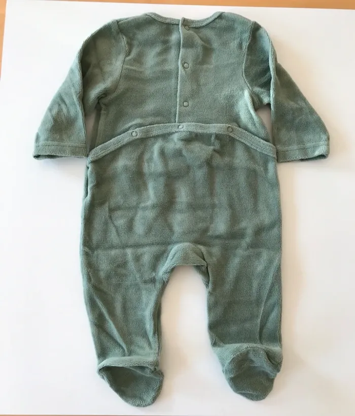 Pyjama velours 6 mois Mots d’enfants🦊 - photo numéro 4