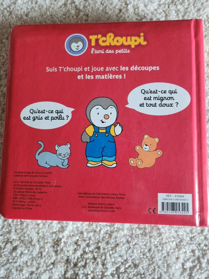 Livre a toucher Tchoupi - photo numéro 3