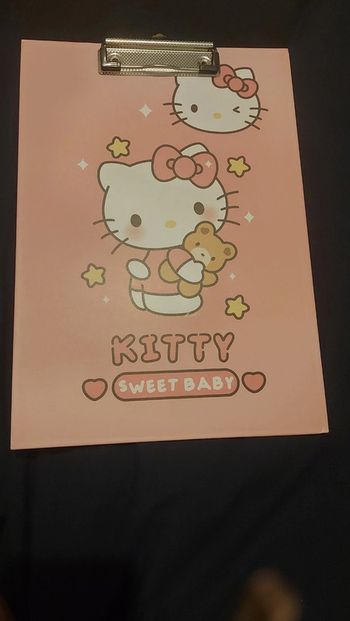 Support d écriture hello kitty
