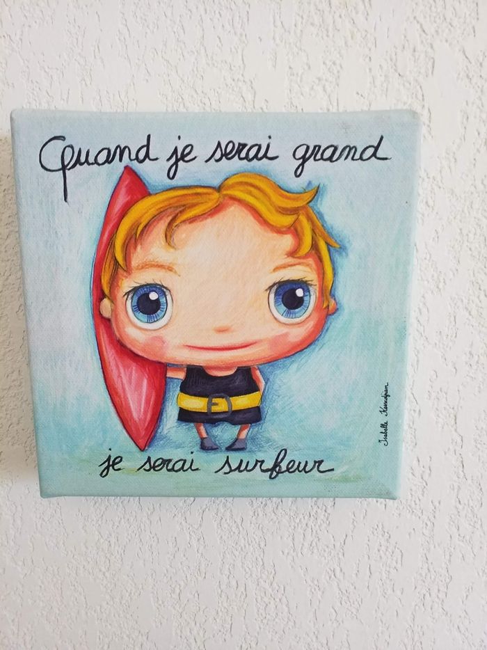 2 cadre décoratif enfants neuf - photo numéro 3