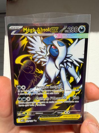 Carte Pokémon Absol Ex Full Art 161/132 ME01