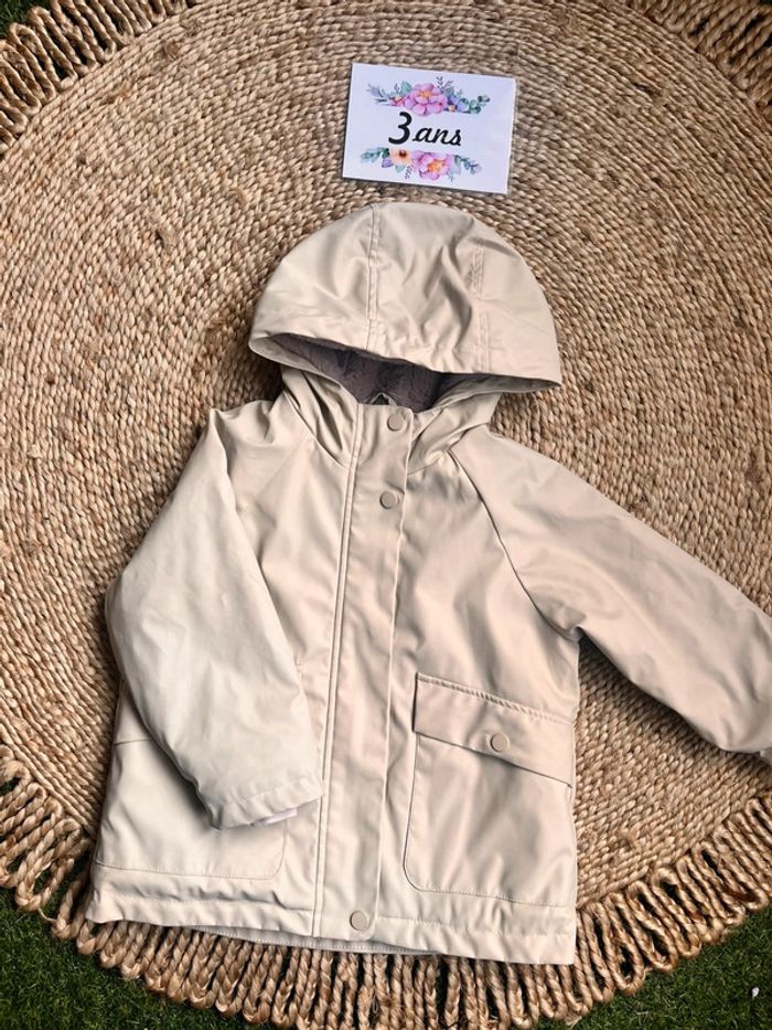 Ciré Zara crème intérieur polaire 3 ans