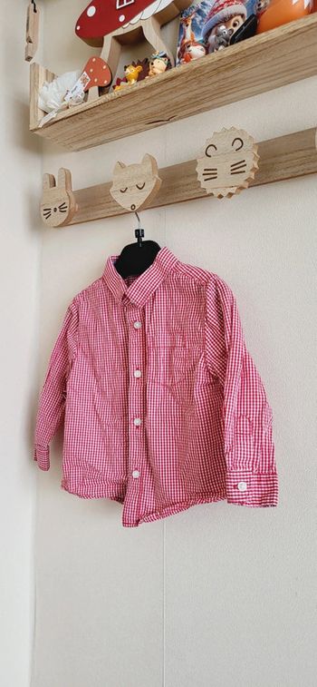 Chemise rouge TeX 23 mois