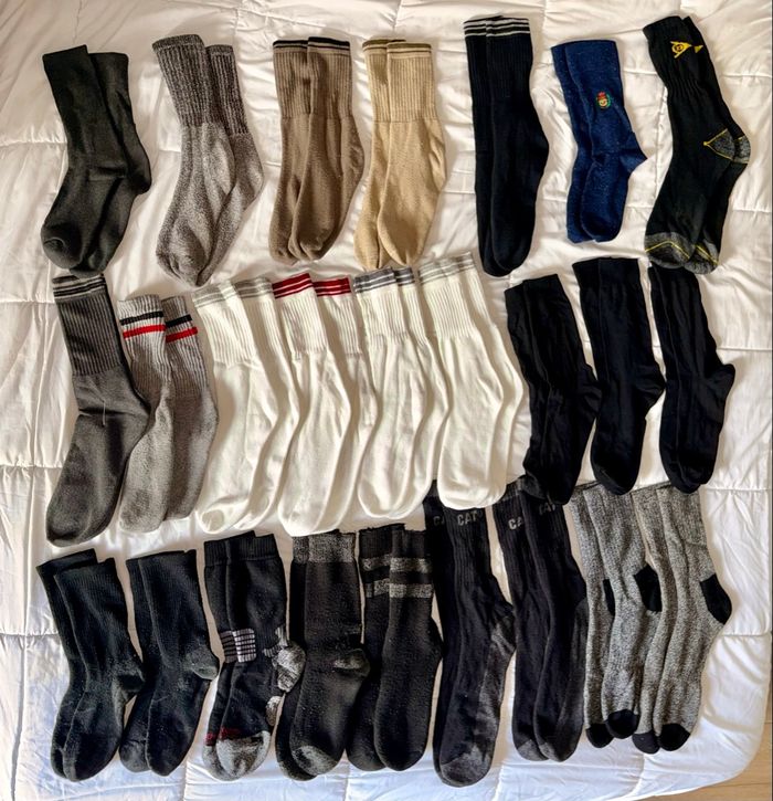 Lot de 25 paires de chaussettes 43/46