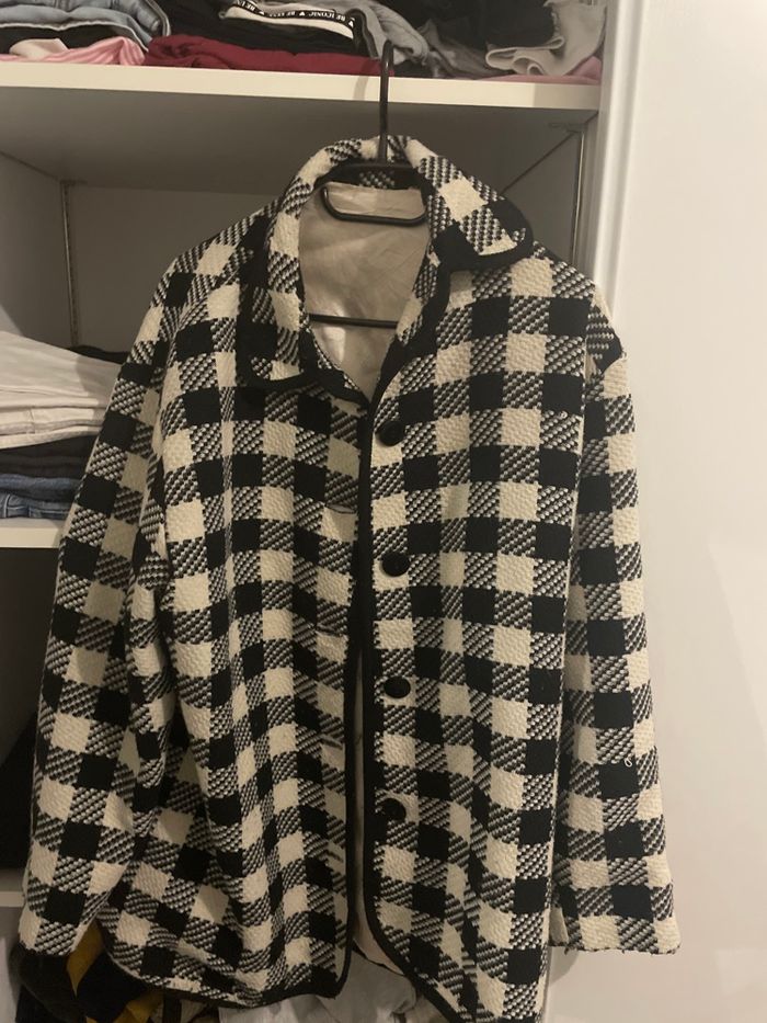 veste à carreaux