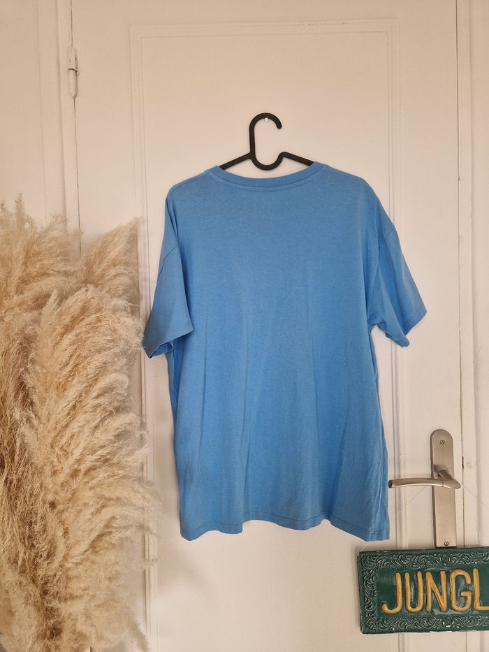 Tee-shirt manches courtes bleu - photo numéro 3