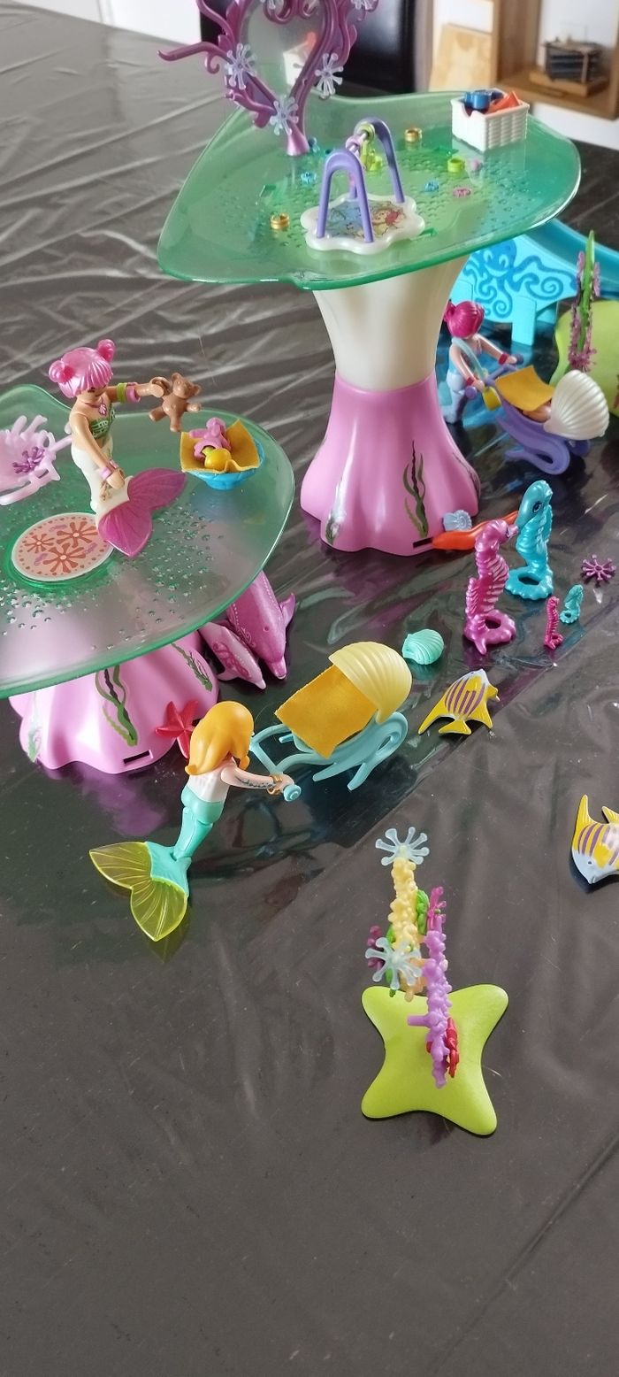 Playmobil aire de jeux sirène 70886