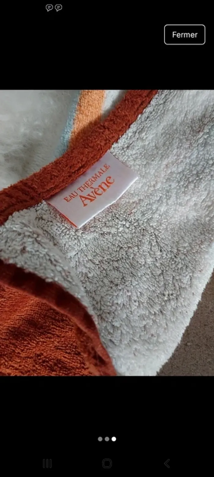 Serviette Avène - photo numéro 3