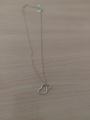 Collier cœurs entrecroisés