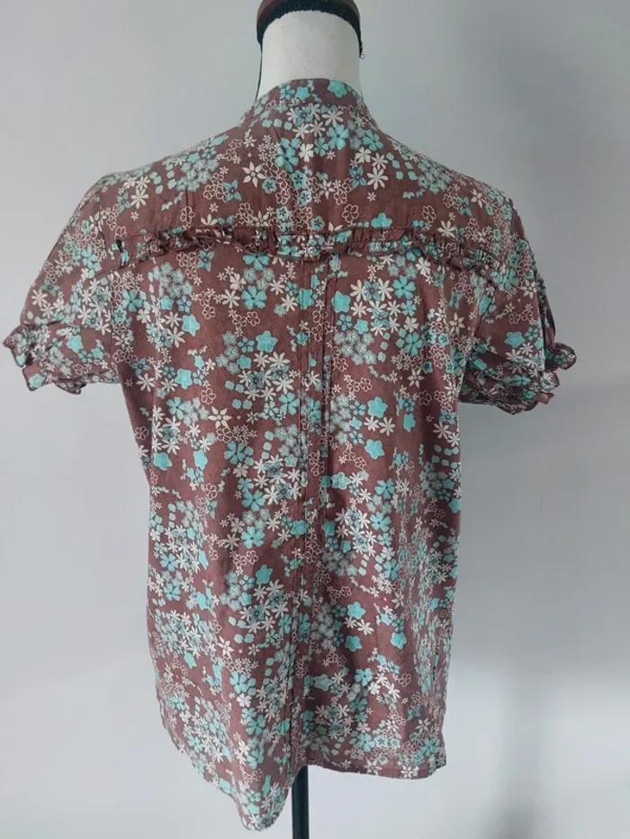 Chemise à fleurs 100% coton - photo numéro 5
