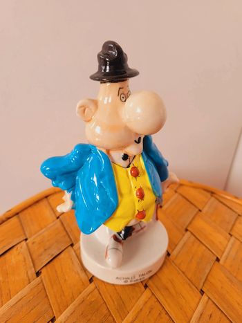 Figurine céramique Achille TALON Saban 1998 années 90 vintage ancien