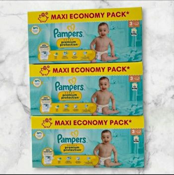 336 couches Pampers taille 3 premium protection 