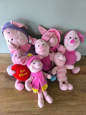 Lot peluches Porcinet Disney