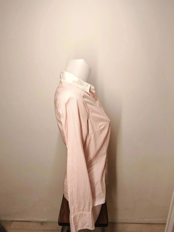 Chemise Tommy Hilfiger Femme Taille S Rose rayé - photo numéro 3