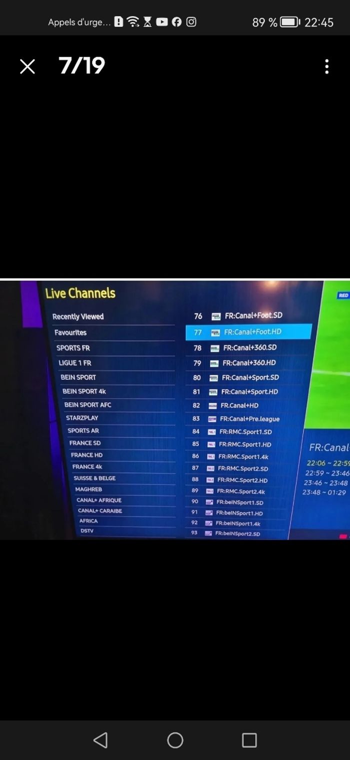Boîtier Android TV Live Tv iptv - photo numéro 10
