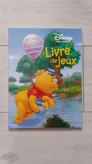 Livre de jeux Winnie l'ourson