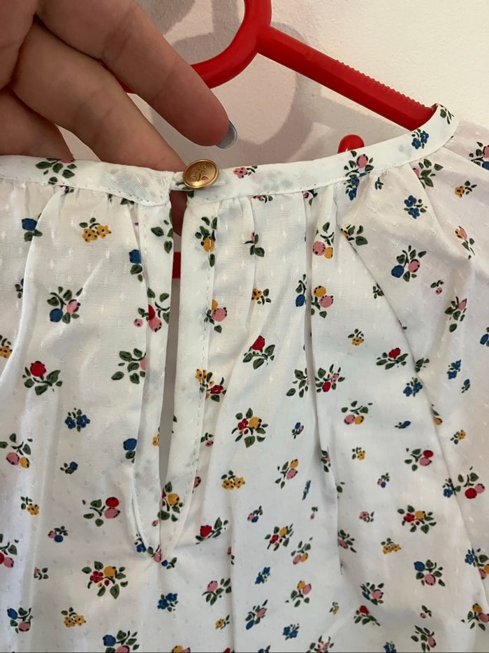 Blouse fleurie neuve 7 ans sergent Major - photo numéro 6