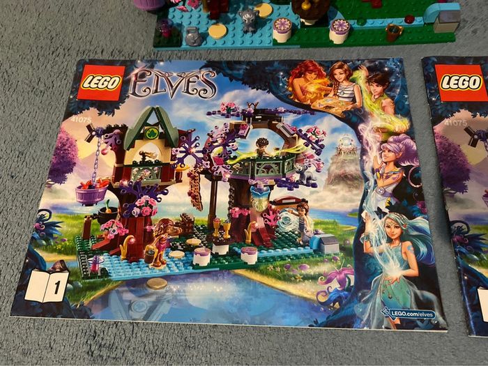 Lego elves 41075 The Elves' Treetop Hideaway complet en pièces sans figurine avec notices - photo numéro 9