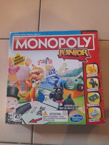 Monopoly junior 5 ans et plus