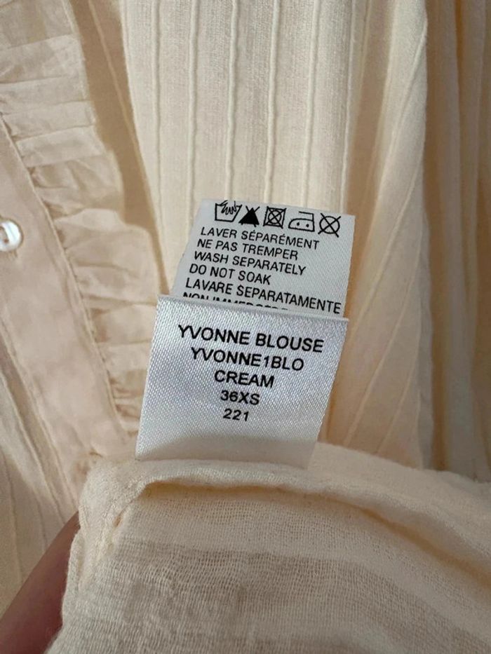 Chemise Antik Batik Yvonne crème / taille XS - photo numéro 7
