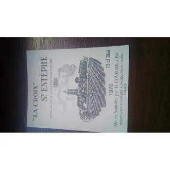 etiquette " la croix " saint estephe 1976 -