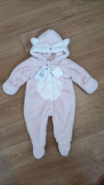 Grenouillère d'hiver pyjama bébé fille Chicco neuve