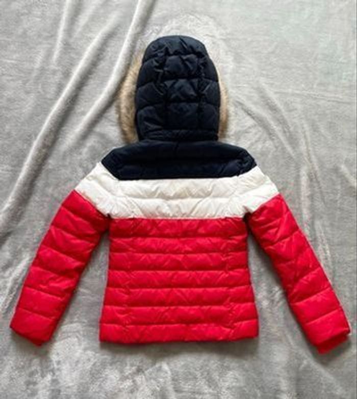 Doudoune Tommy Jeans Heritage – Bleu Blanc Rouge – XXS - photo numéro 4