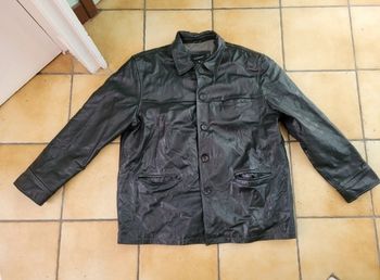 Manteau en cuir In Extenso, taille XXXL