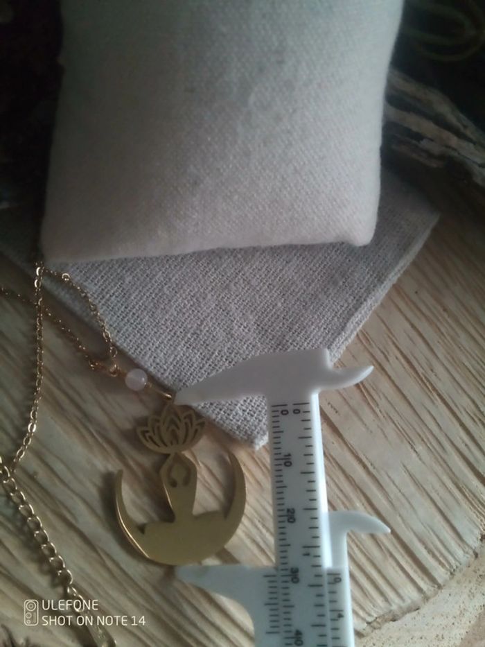 Collier féminin sacré pierre de quartz rose - photo numéro 3