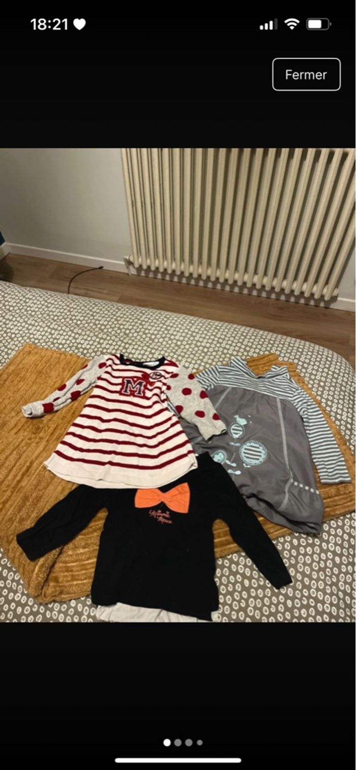 Lot robe hiver 12 mois