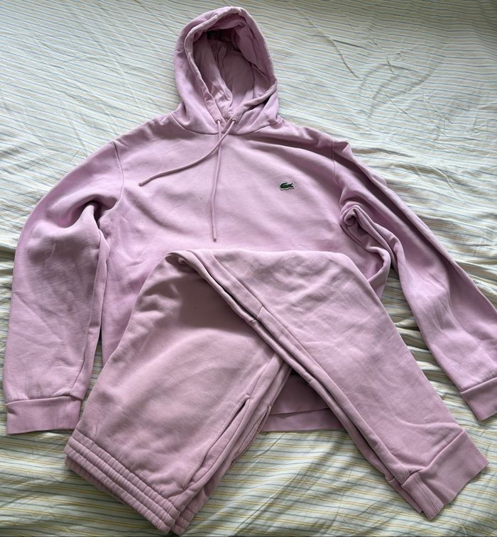 Ensemble Lacoste Rose Taille us xl