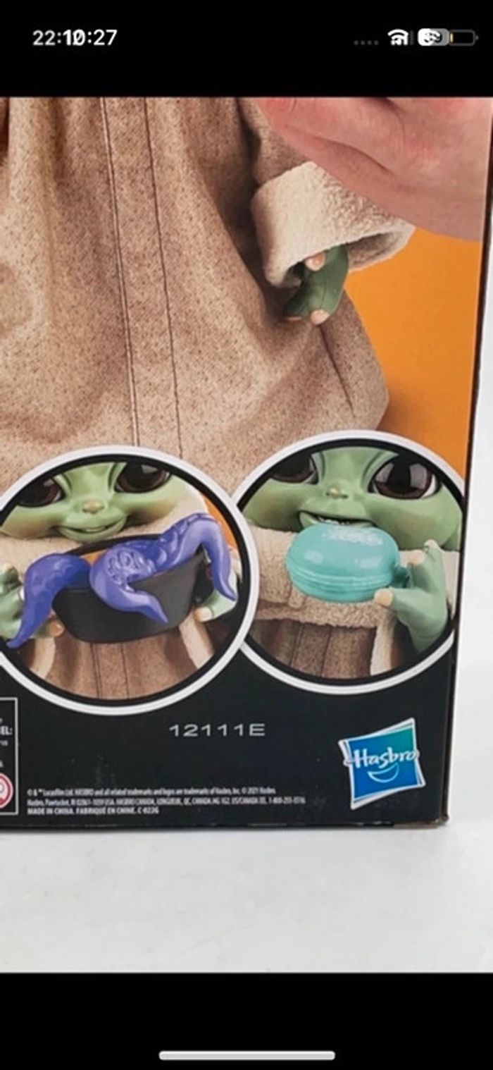 Figurine électronique Star Wars Galactic Snackin Grogu 23 cm Hasbro - photo numéro 8